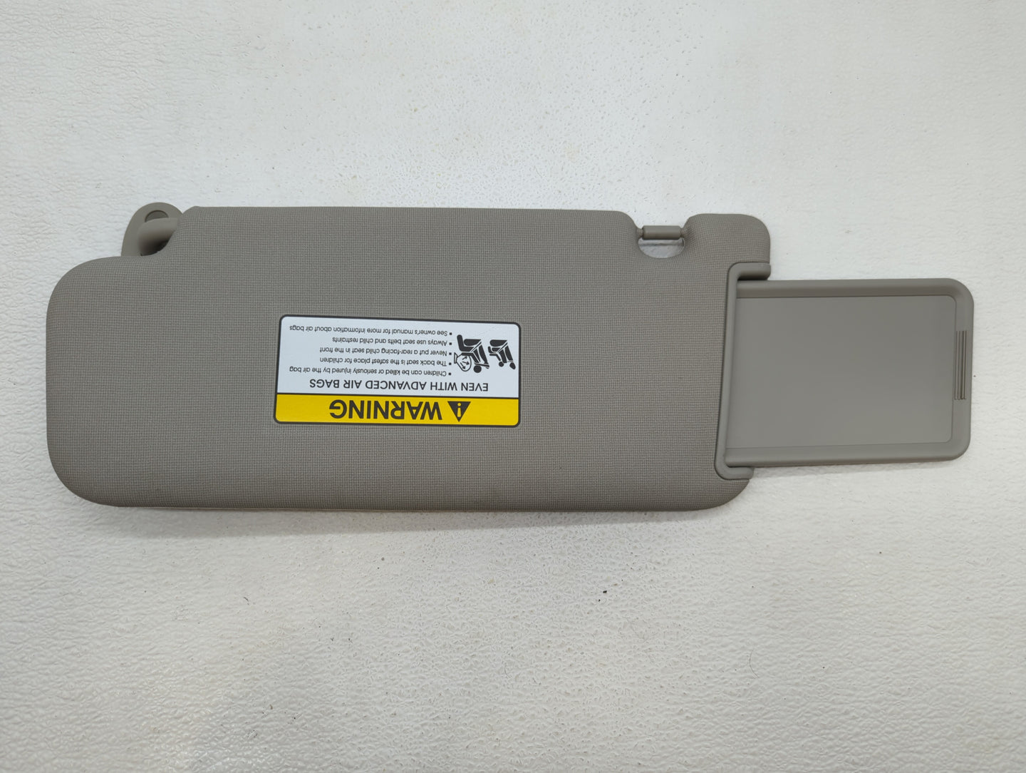 2010-2013 Kia Forte Sun Visor Shade Replacement Passenger Right Mirror Fits Fits 2010 2011 2012 2013 OEM Used Auto Parts - O