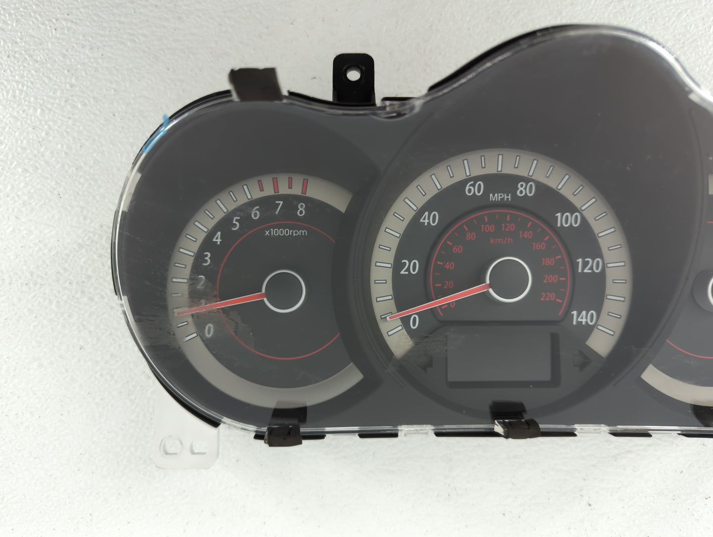 2011-2013 Kia Forte Instrument Cluster Speedometer Gauges P/N:94021-1M230 94041-1M030 Fits Fits 2011 2012 2013 OEM Used Auto