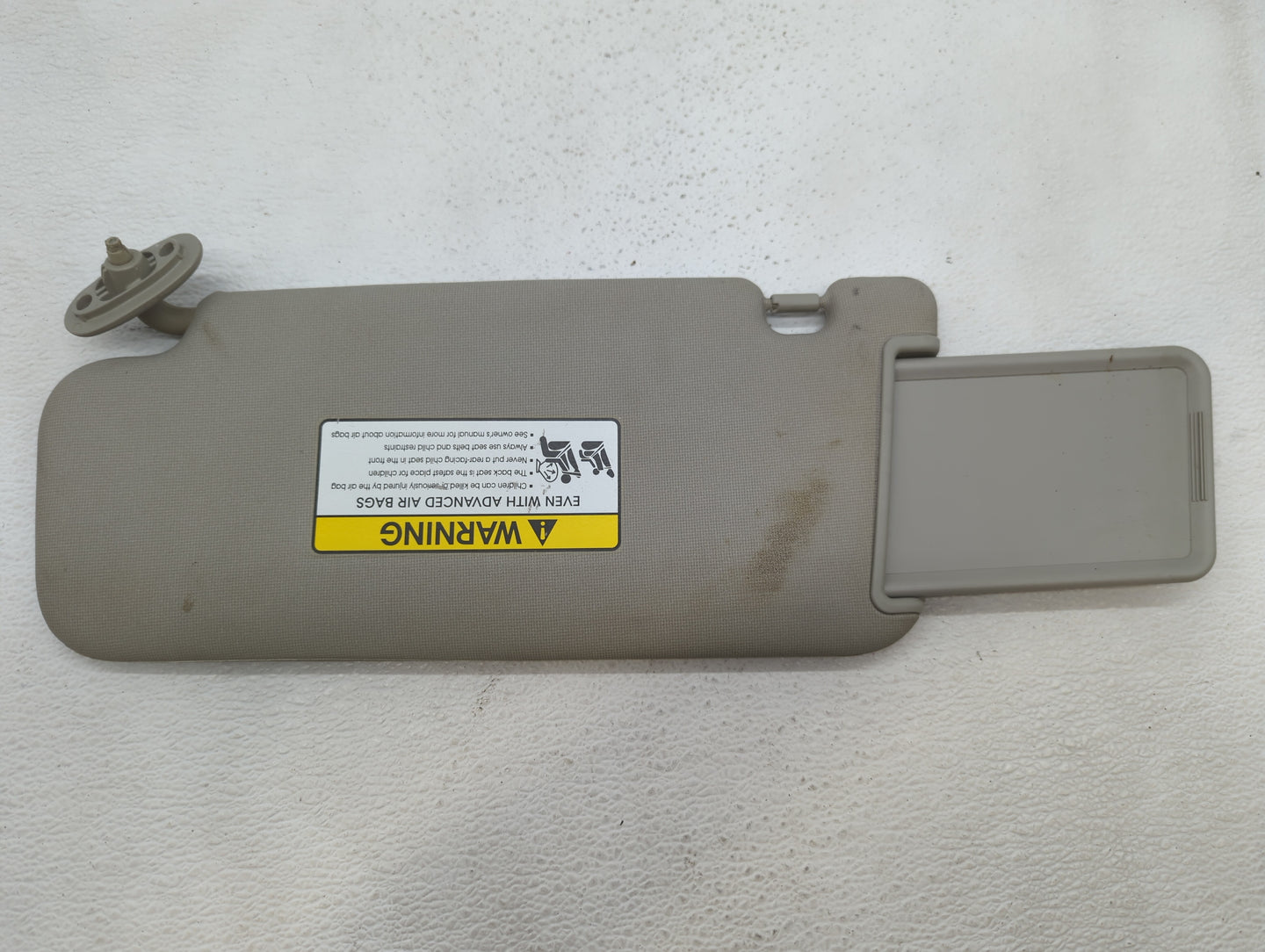 2010-2013 Kia Forte Sun Visor Shade Replacement Passenger Right Mirror Fits Fits 2010 2011 2012 2013 OEM Used Auto Parts - O