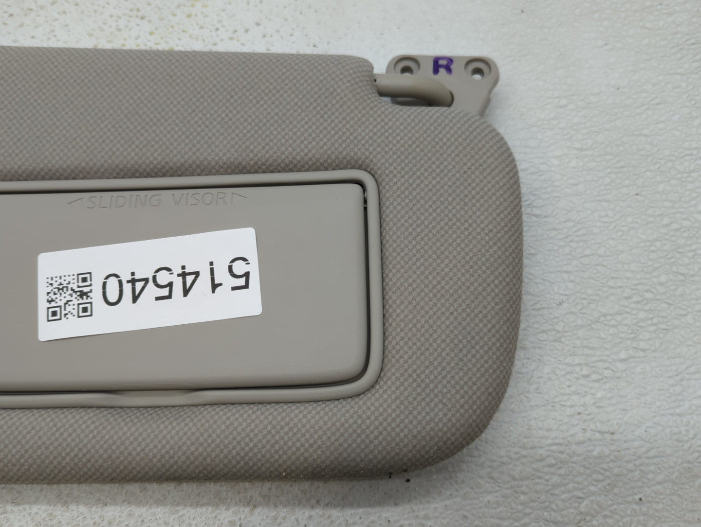 2010-2013 Kia Forte Sun Visor Shade Replacement Passenger Right Mirror Fits Fits 2010 2011 2012 2013 OEM Used Auto Parts - O