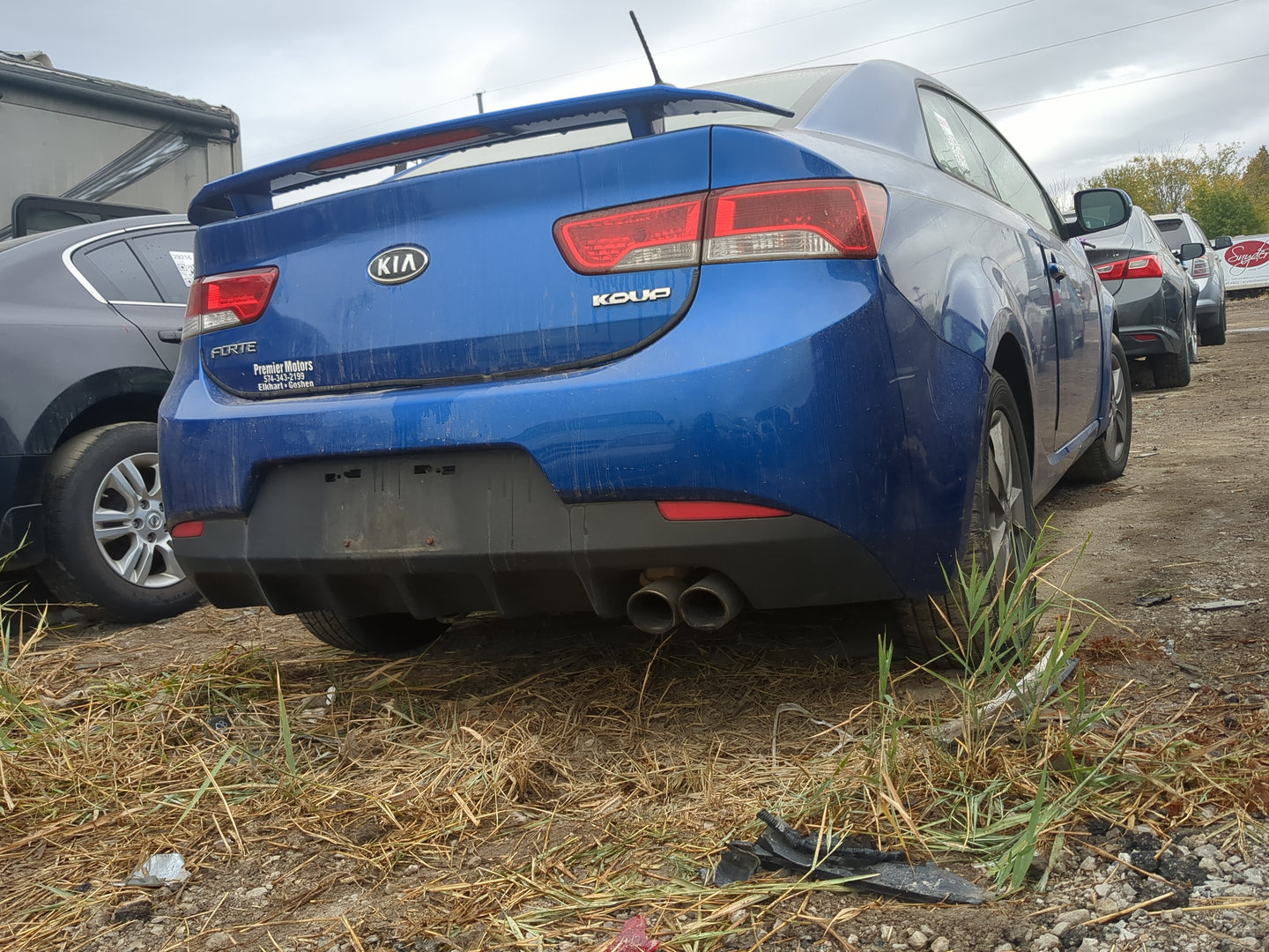 2010-2013 Kia Forte Koup Rear Bumper Assembly Oem 1200251 - Oemusedautoparts1.com