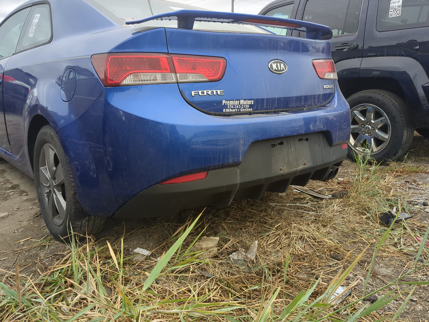 2010-2013 Kia Forte Koup Rear Bumper Assembly Oem 1200251 - Oemusedautoparts1.com