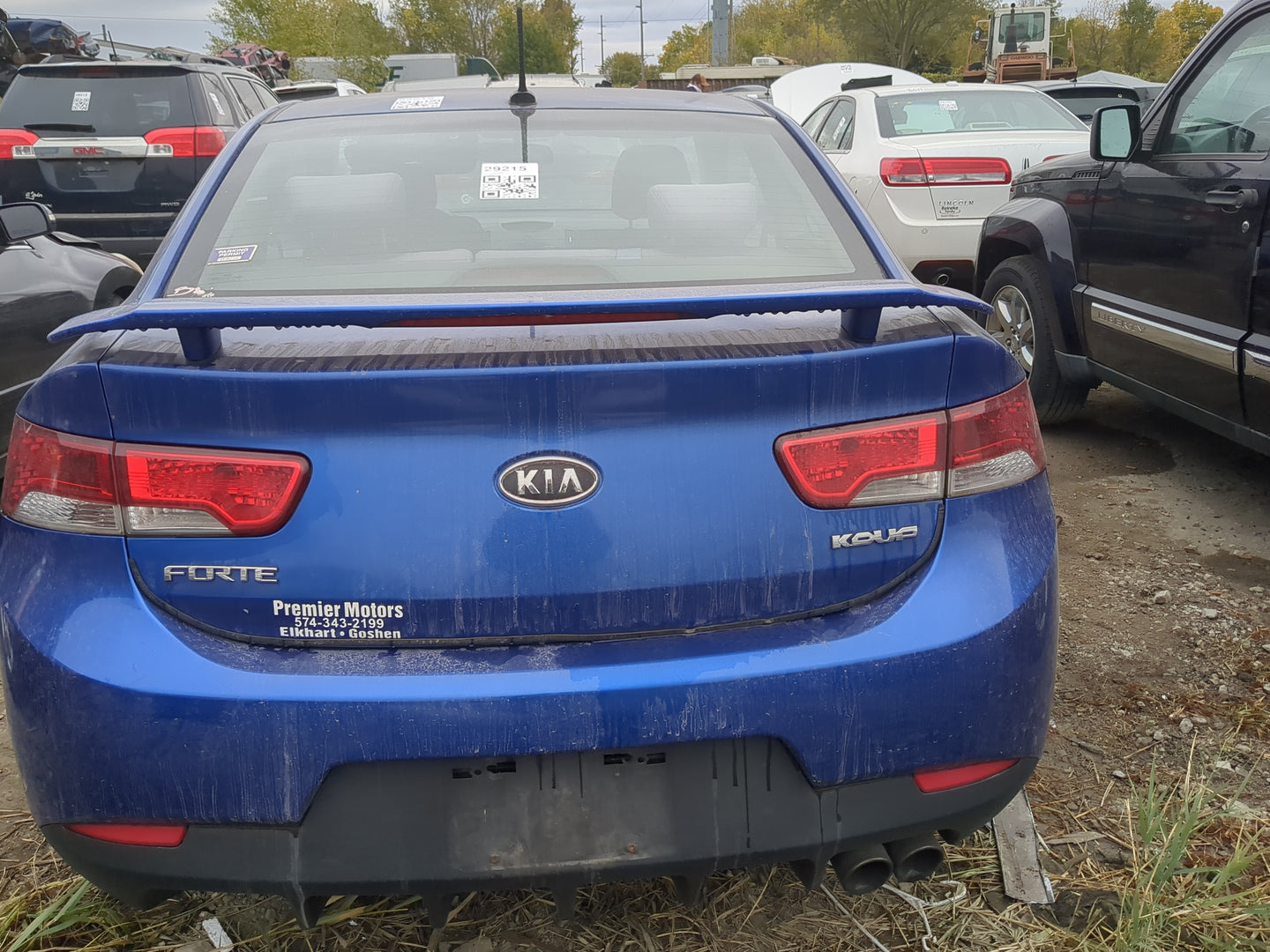 2010-2013 Kia Forte Koup Trunk/decklid/hatch/tailgate Oem 1200287 - Oemusedautoparts1.com