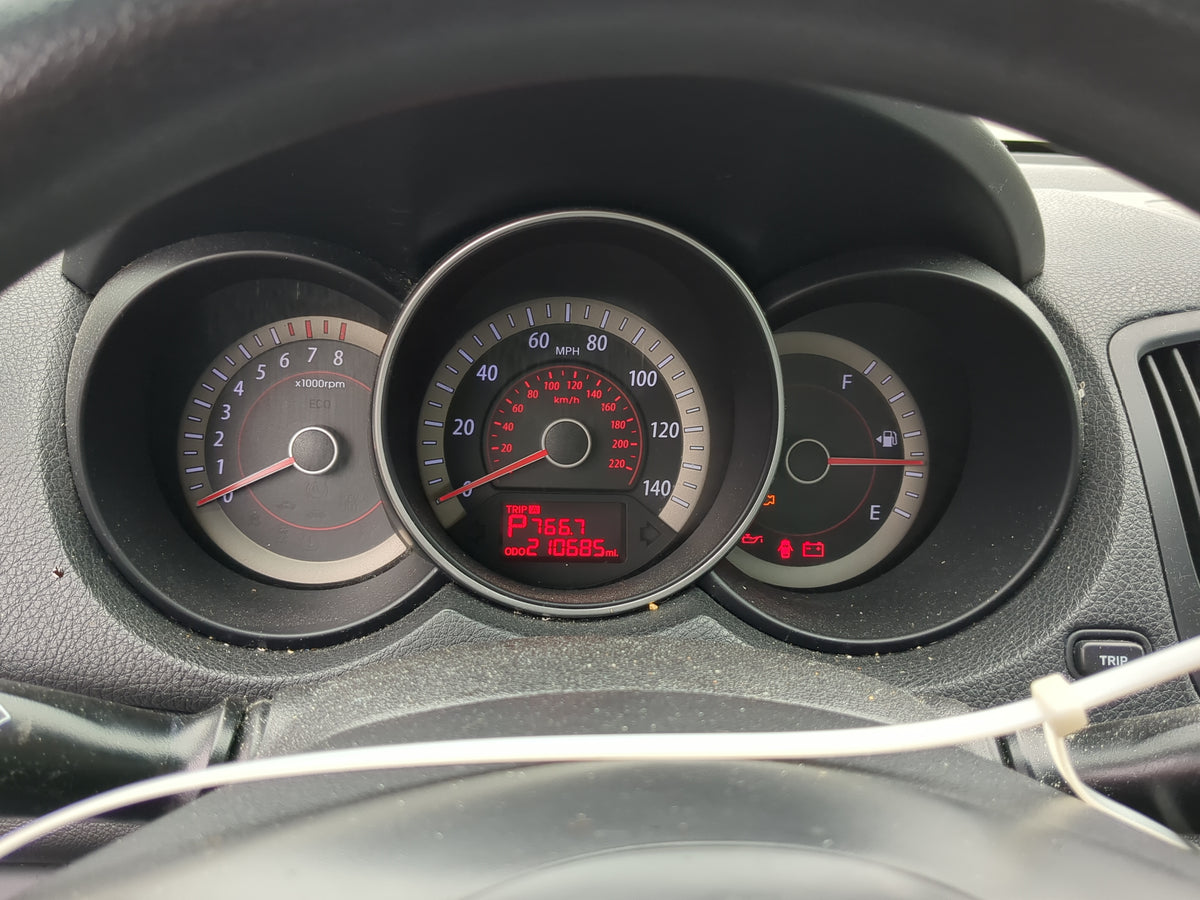 2012 Kia Forte Koup Instrument Cluster Speedometer Gauges Miles:211K Fits OEM Used Auto Parts - Oemusedautoparts1.com