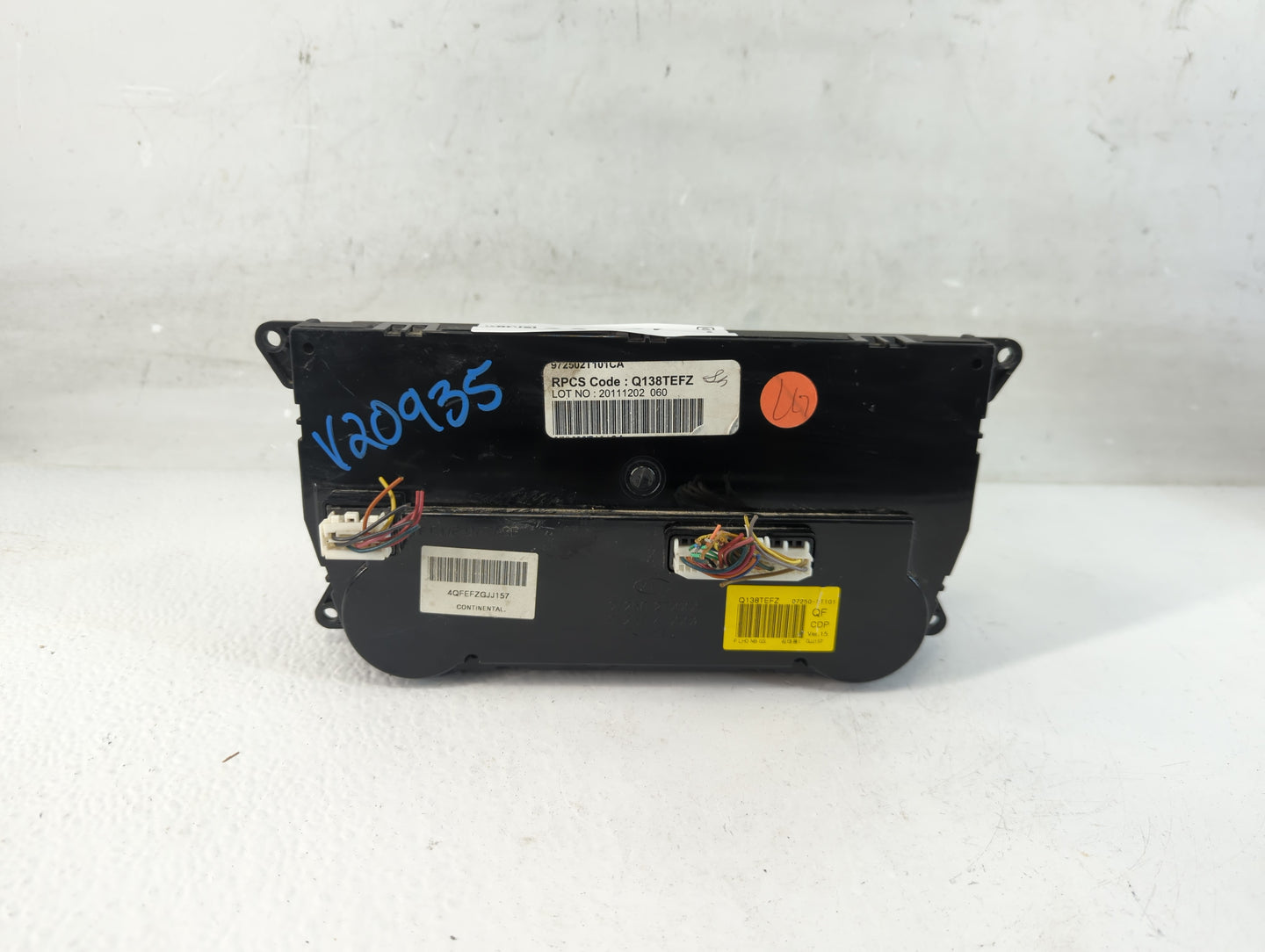 2011-2013 Kia Optima Climate Control Module Temperature AC/Heater Replacement P/N:97250-2T101 Fits Fits 2011 2012 2013 OEM U