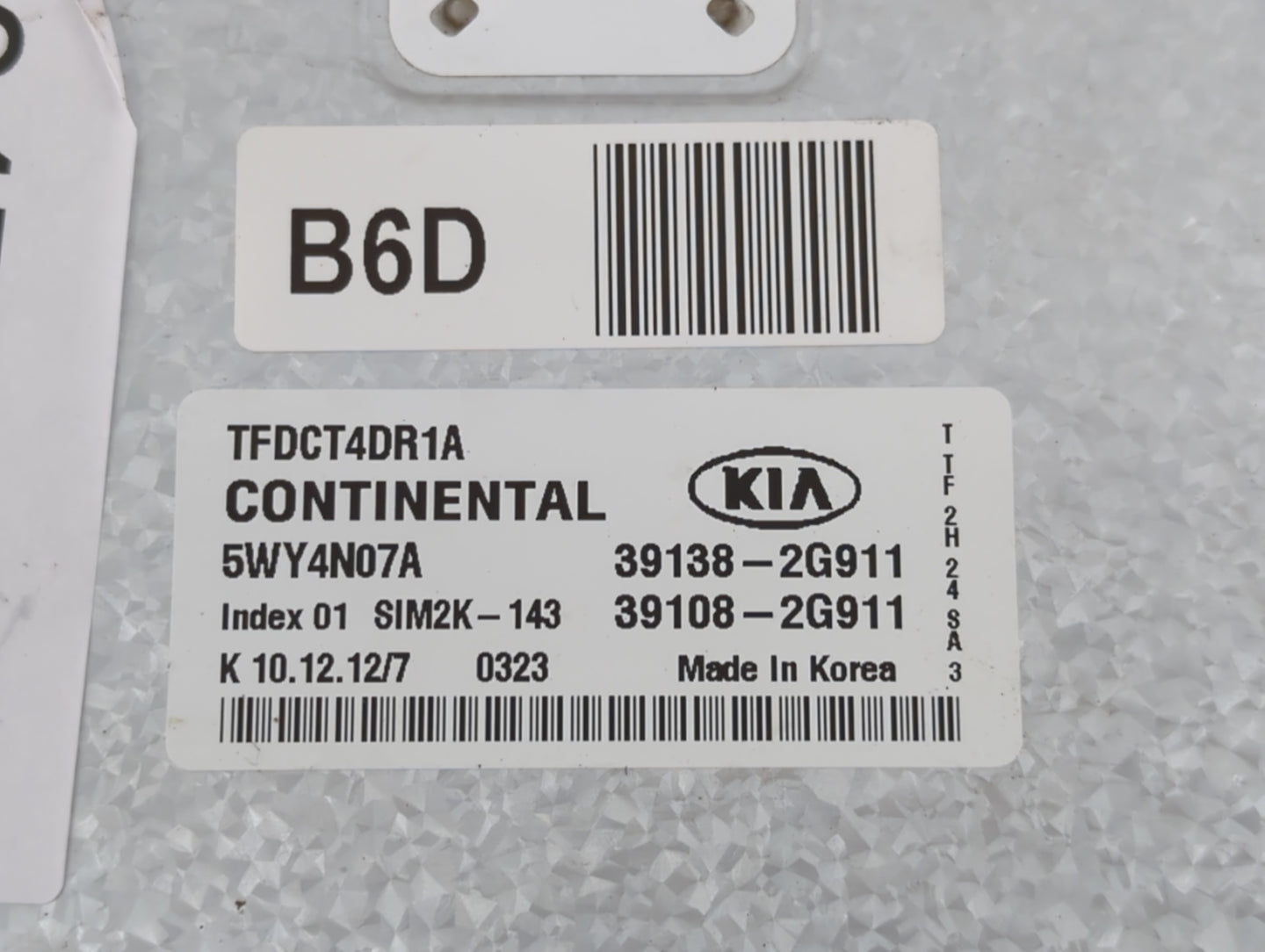 2011-2013 Kia Optima PCM Engine Control Computer ECU ECM PCU OEM P/N:39108-2G911 39138-2G911 Fits Fits 2011 2012 2013 OEM Us