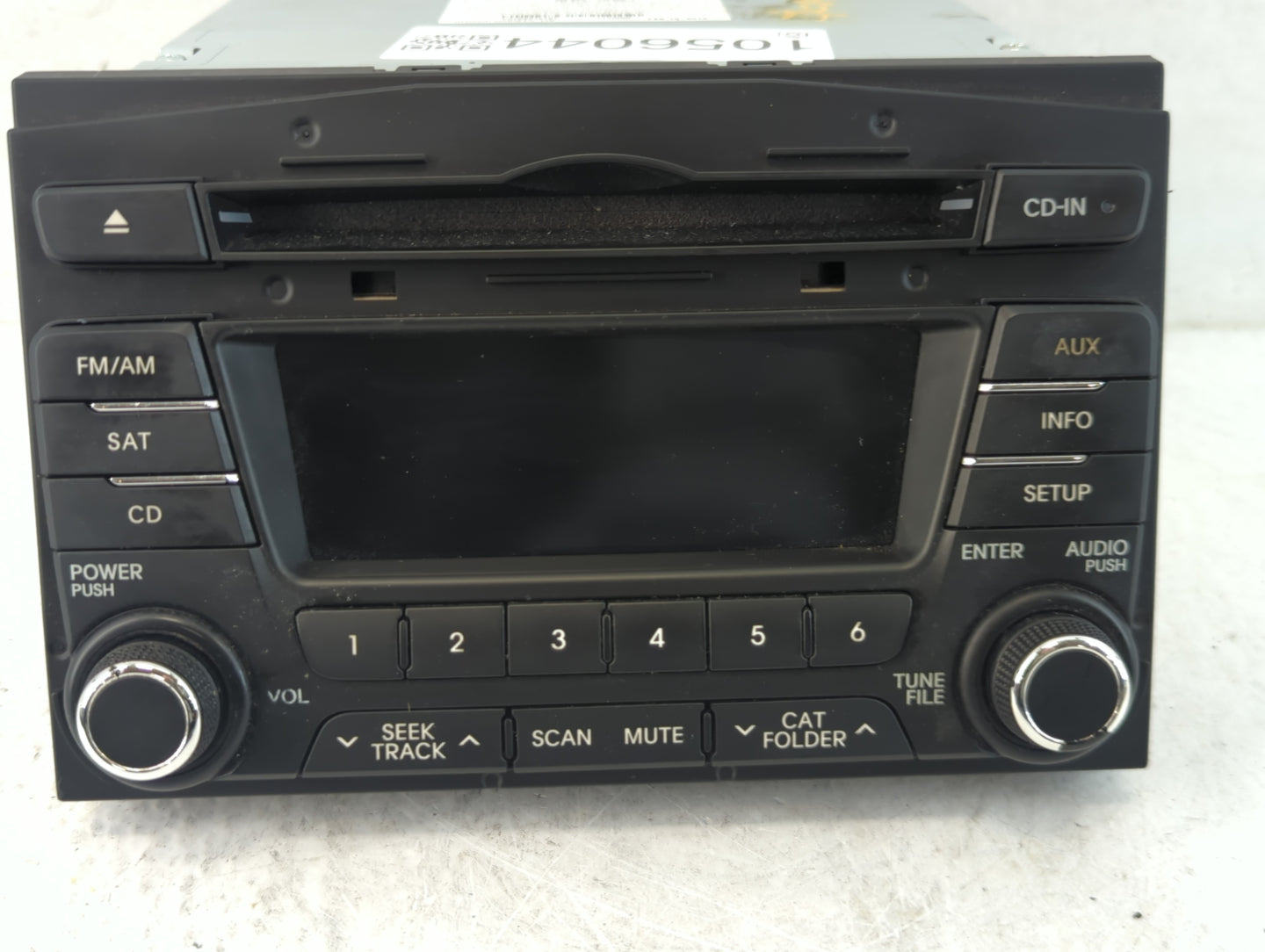2011-2013 Kia Optima Radio AM FM Cd Player Receiver Replacement P/N:96170-2T651CA Fits Fits 2011 2012 2013 OEM Used Auto Par