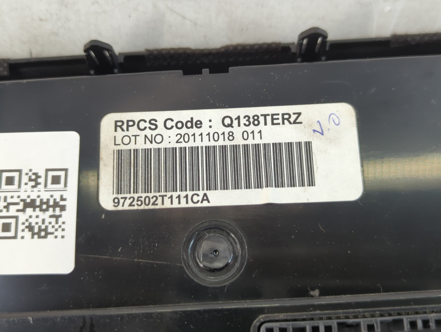 2011-2013 Kia Optima Climate Control Module Temperature AC/Heater Replacement P/N:972502T111CA Fits Fits 2011 2012 2013 OEM 