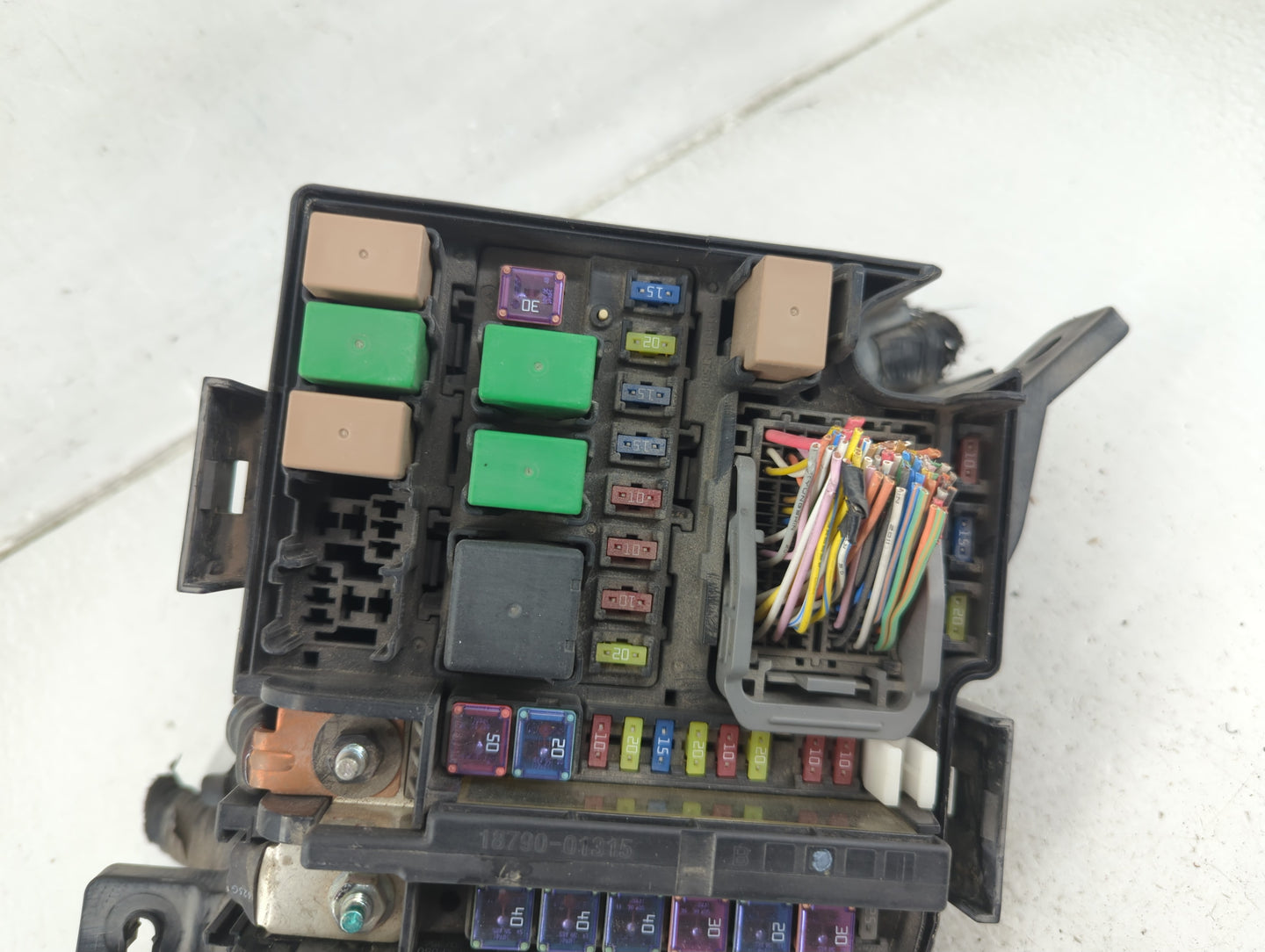 2011-2013 Kia Optima Fusebox Fuse Box Panel Relay Module P/N:91200-4U102 Fits Fits 2011 2012 2013 OEM Used Auto Parts - Oemu