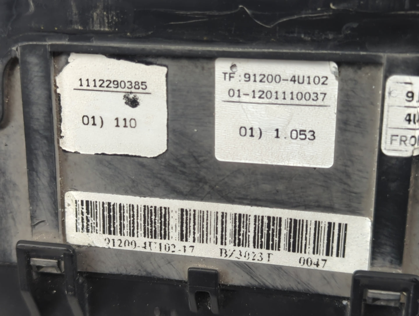 2011-2013 Kia Optima Fusebox Fuse Box Panel Relay Module P/N:91200-4U102 Fits Fits 2011 2012 2013 OEM Used Auto Parts - Oemu