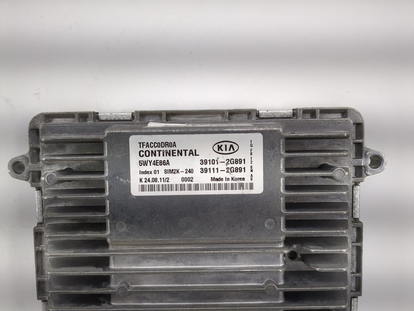 2011-2013 Kia Optima PCM Engine Control Computer ECU ECM PCU OEM P/N:39111-2G891 39101-2G891 Fits Fits 2011 2012 2013 OEM Us
