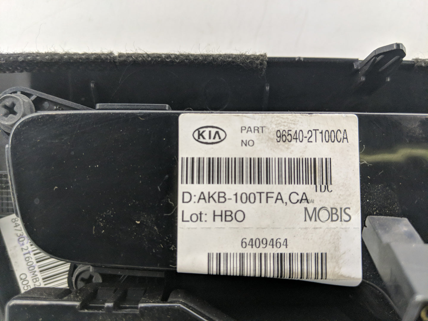 2012 Kia Optima Radio AM FM Cd Player Receiver Replacement P/N:96540-2T100CA Fits OEM Used Auto Parts - Oemusedautoparts1.co