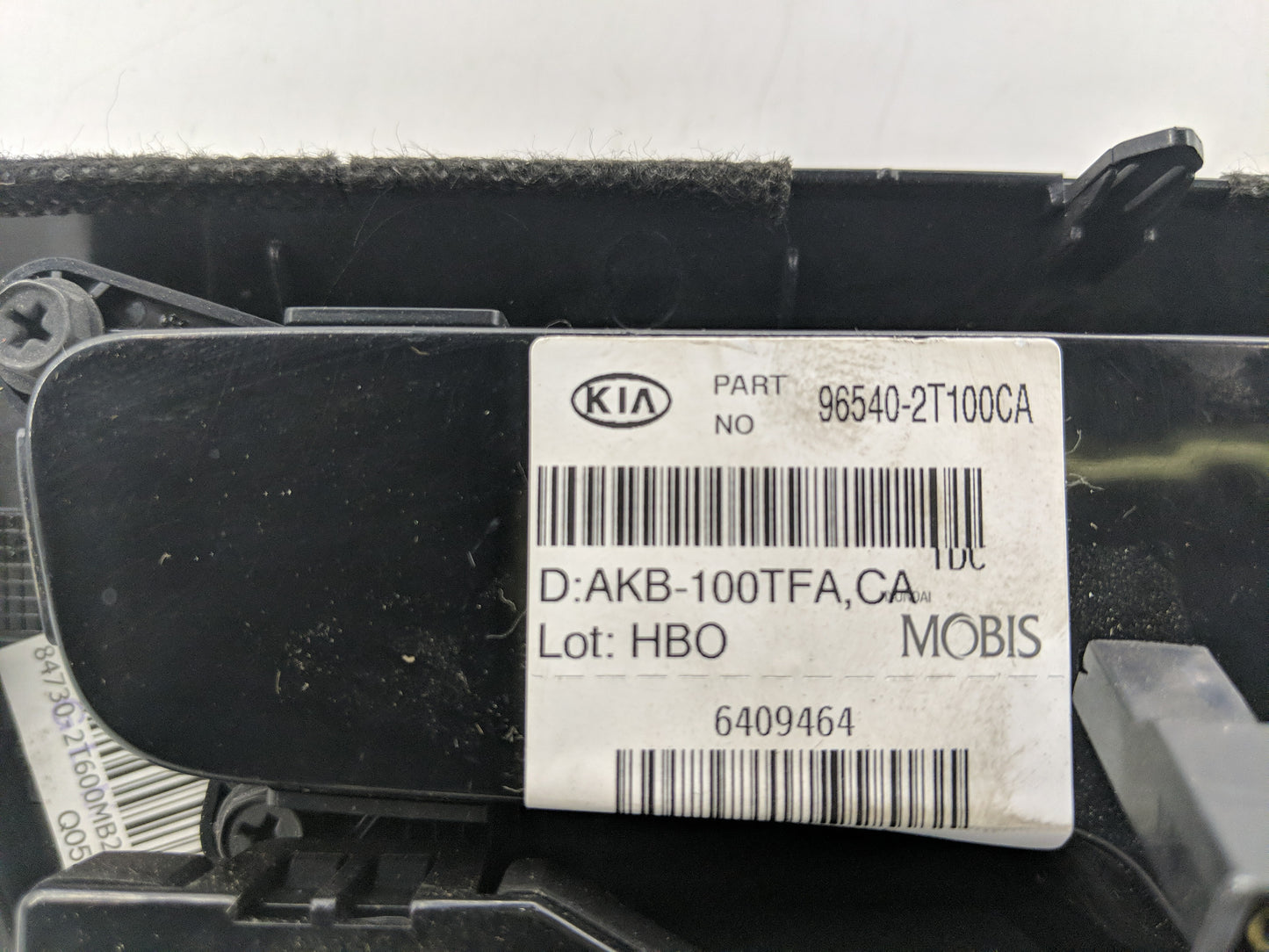2012 Kia Optima Radio AM FM Cd Player Receiver Replacement P/N:96540-2T100CA Fits OEM Used Auto Parts - Oemusedautoparts1.co