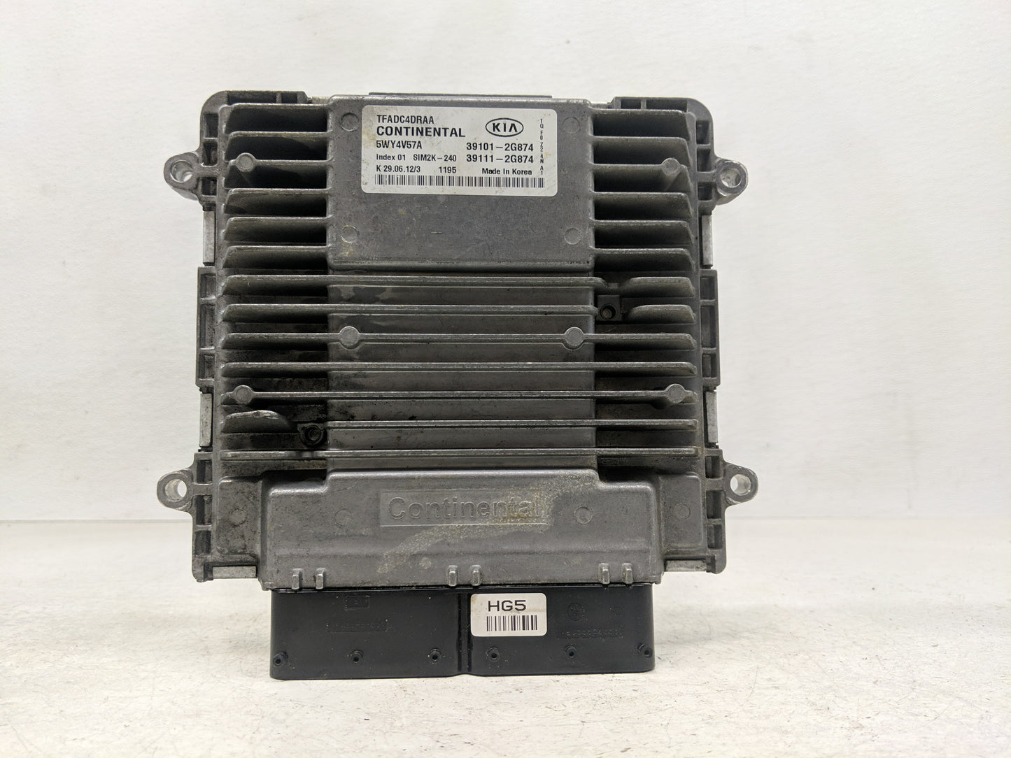 2011-2013 Kia Optima PCM Engine Control Computer ECU ECM PCU OEM P/N:39111-2G872 39101-2G872 Fits Fits 2011 2012 2013 OEM Us