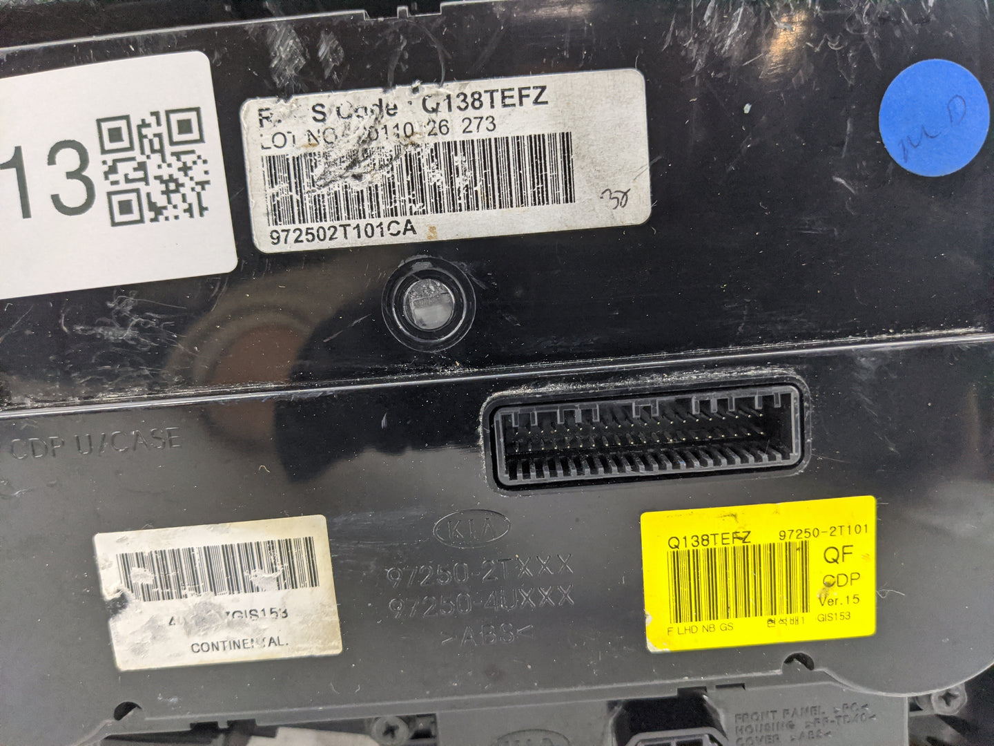 2011-2013 Kia Optima Climate Control Module Temperature AC/Heater Replacement P/N:97250-4UXXX 97250-2TXXX Fits Fits 2011 201