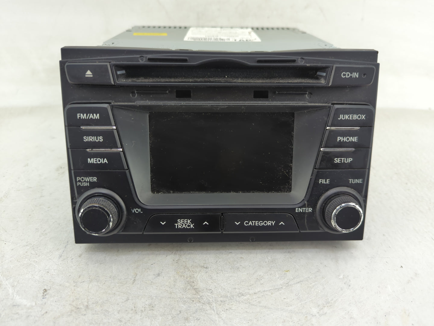 2012-2013 Kia Optima Radio AM FM Cd Player Receiver Replacement P/N:96160-2T500CA Fits Fits 2012 2013 OEM Used Auto Parts - 