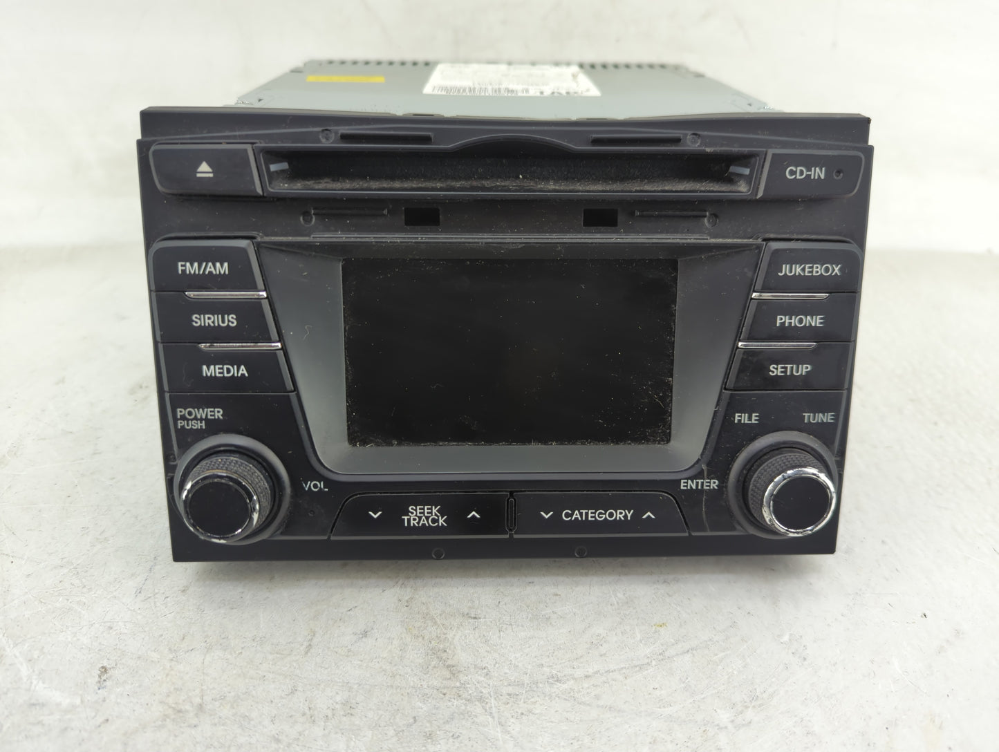 2012-2013 Kia Optima Radio AM FM Cd Player Receiver Replacement P/N:96160-2T500CA Fits Fits 2012 2013 OEM Used Auto Parts - 