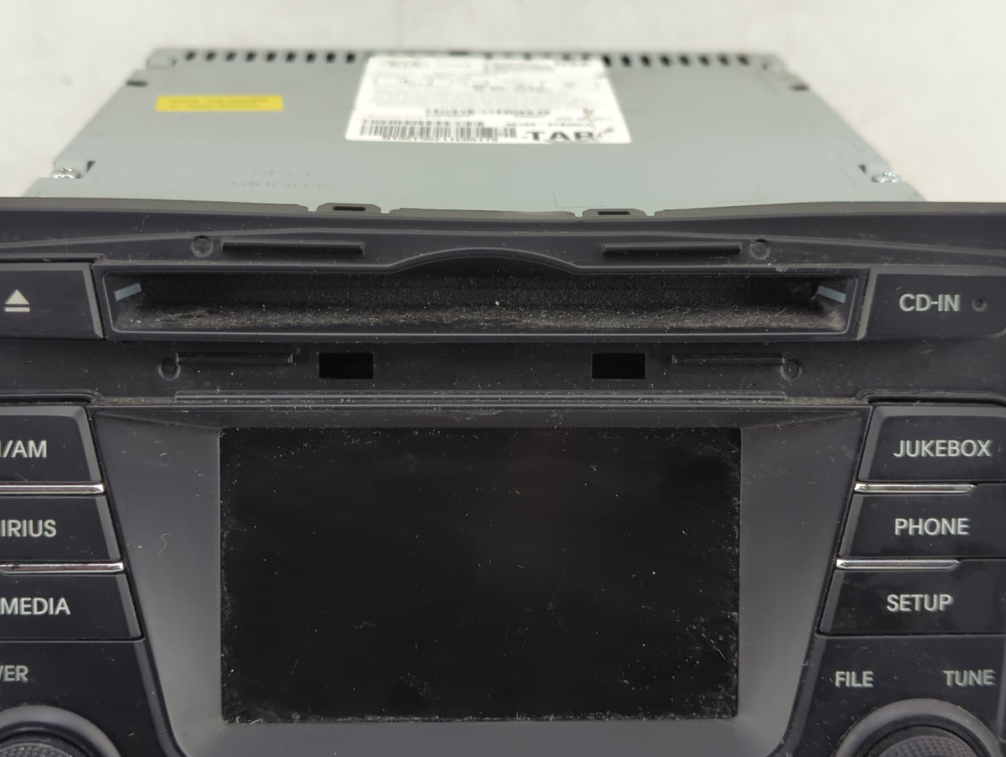 2012-2013 Kia Optima Radio AM FM Cd Player Receiver Replacement P/N:96160-2T500CA Fits Fits 2012 2013 OEM Used Auto Parts - 