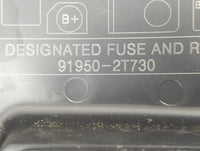 2011-2013 Kia Optima Fusebox Fuse Box Panel Relay Module P/N:91950-2T730 Fits Fits 2011 2012 2013 OEM Used Auto Parts - Oemu
