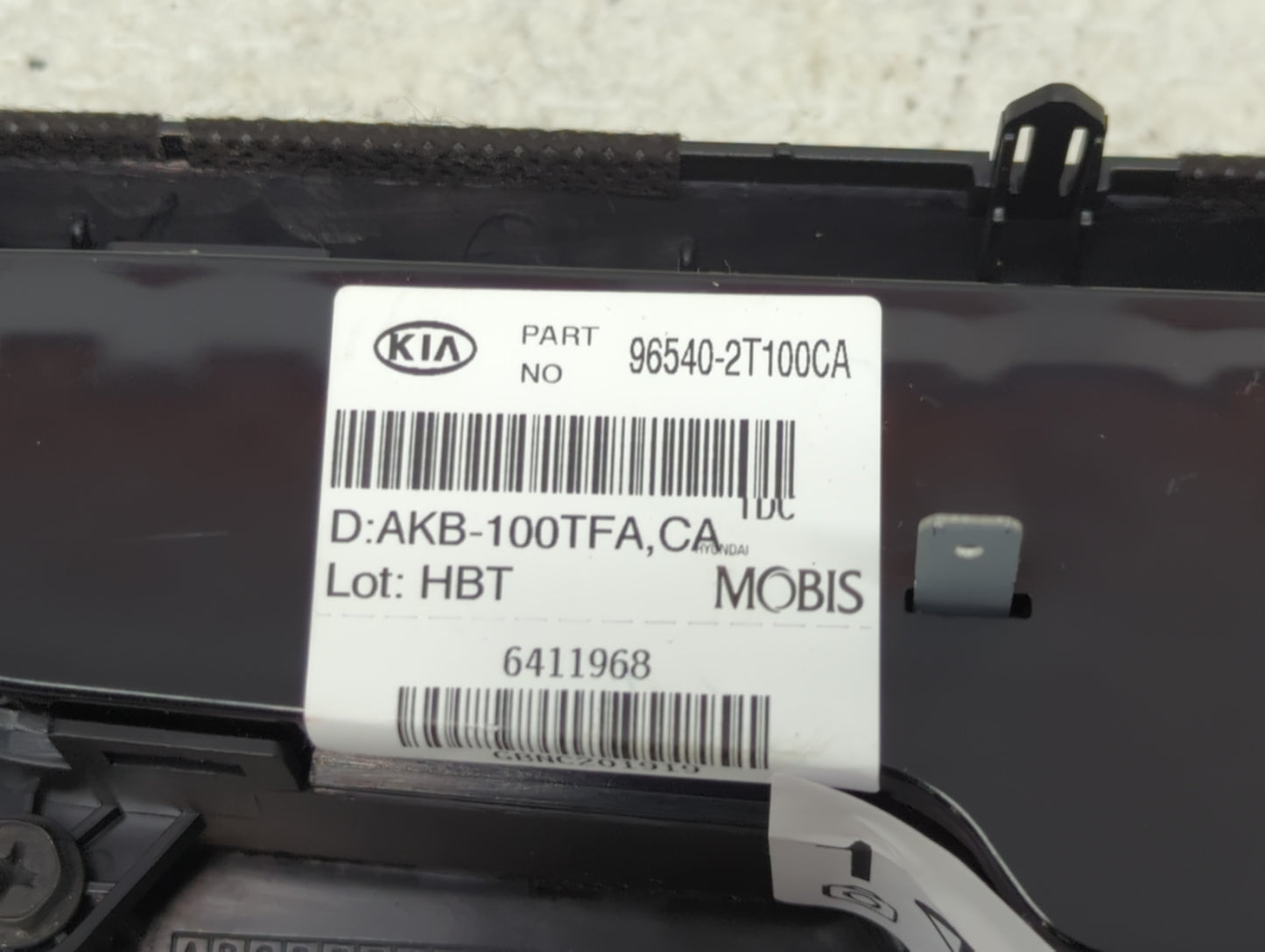 2011-2013 Kia Optima Radio Control Panel - Oemusedautoparts1.com