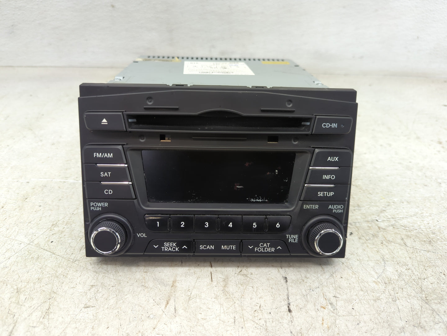 2011-2013 Kia Optima Radio AM FM Cd Player Receiver Replacement P/N:96170-2T651CA PA710-TFUB Fits Fits 2011 2012 2013 OEM Us