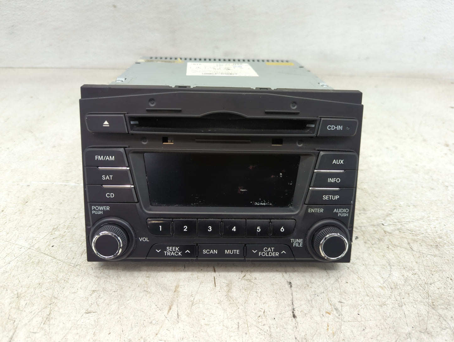 2011-2013 Kia Optima Radio AM FM Cd Player Receiver Replacement P/N:96170-2T651CA PA710-TFUB Fits Fits 2011 2012 2013 OEM Us