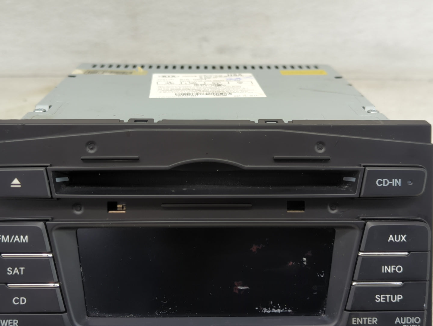 2011-2013 Kia Optima Radio AM FM Cd Player Receiver Replacement P/N:96170-2T651CA PA710-TFUB Fits Fits 2011 2012 2013 OEM Us