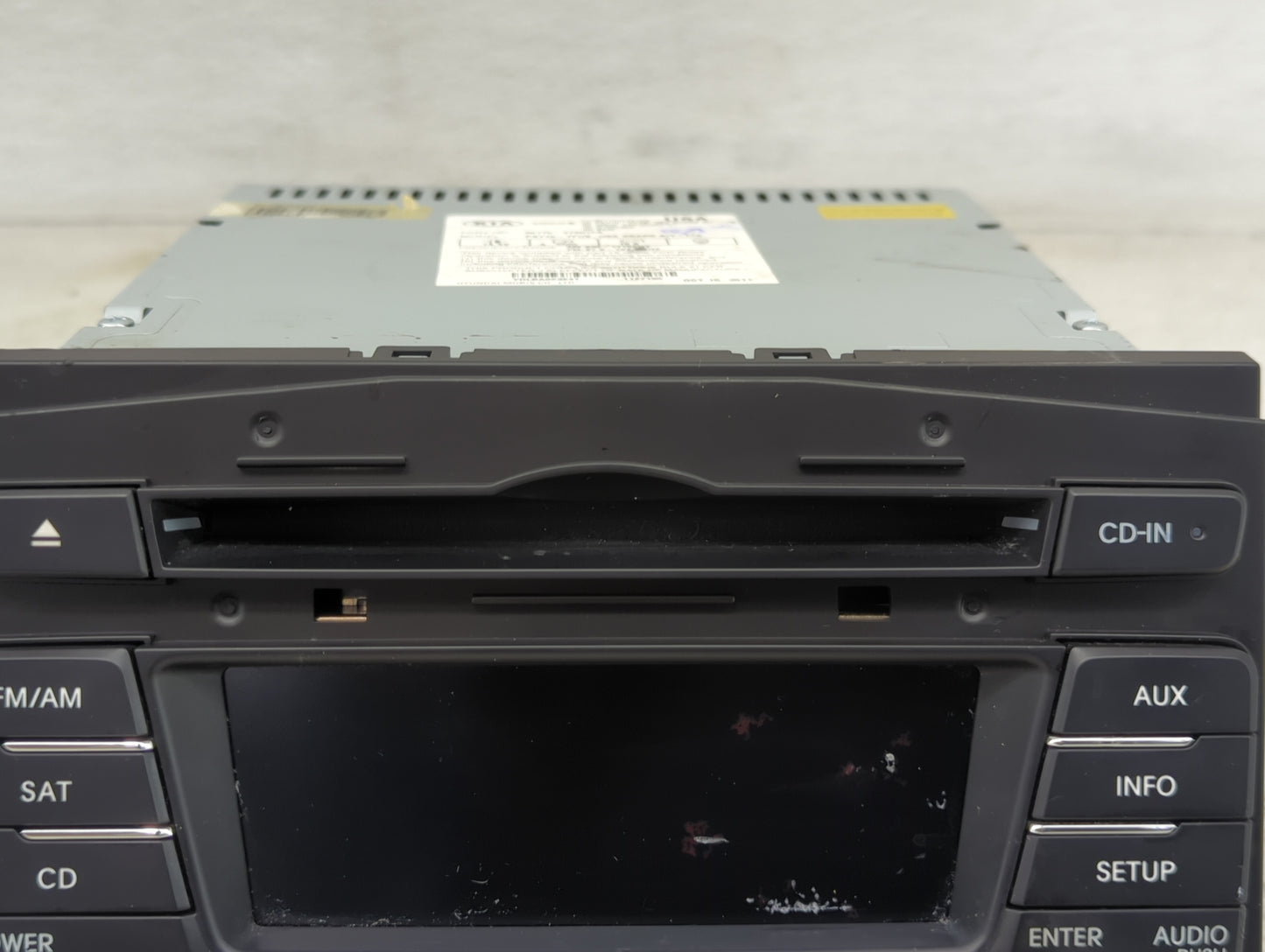 2011-2013 Kia Optima Radio AM FM Cd Player Receiver Replacement P/N:96170-2T651CA PA710-TFUB Fits Fits 2011 2012 2013 OEM Us