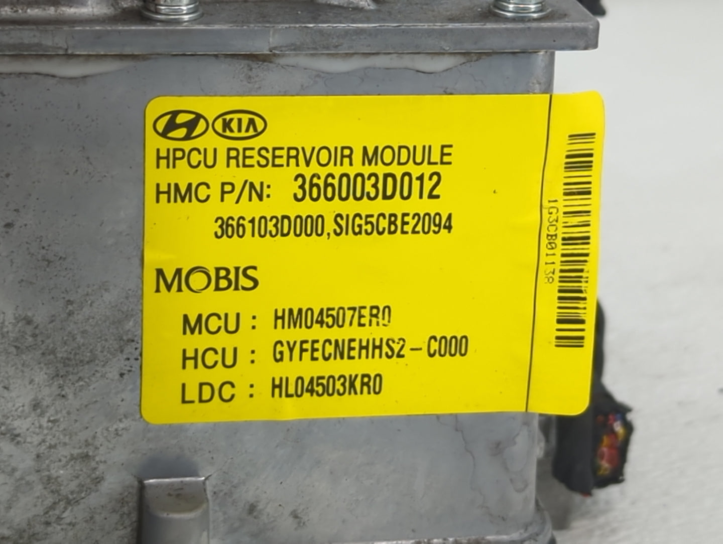 2011-2013 Kia Optima Hybrid DC Synergy Drive Power Inverter P/N:366003D012 Fits Fits 2011 2012 2013 2014 2015 OEM Used Auto 
