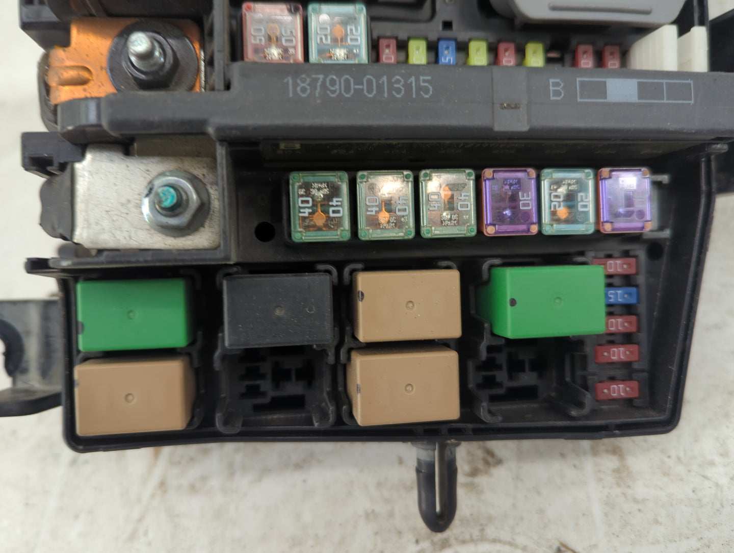 2011-2013 Kia Optima Fusebox Fuse Box Panel Relay Module P/N:91200-4U092 91200-4T092-F2 Fits Fits 2011 2012 2013 OEM Used Au