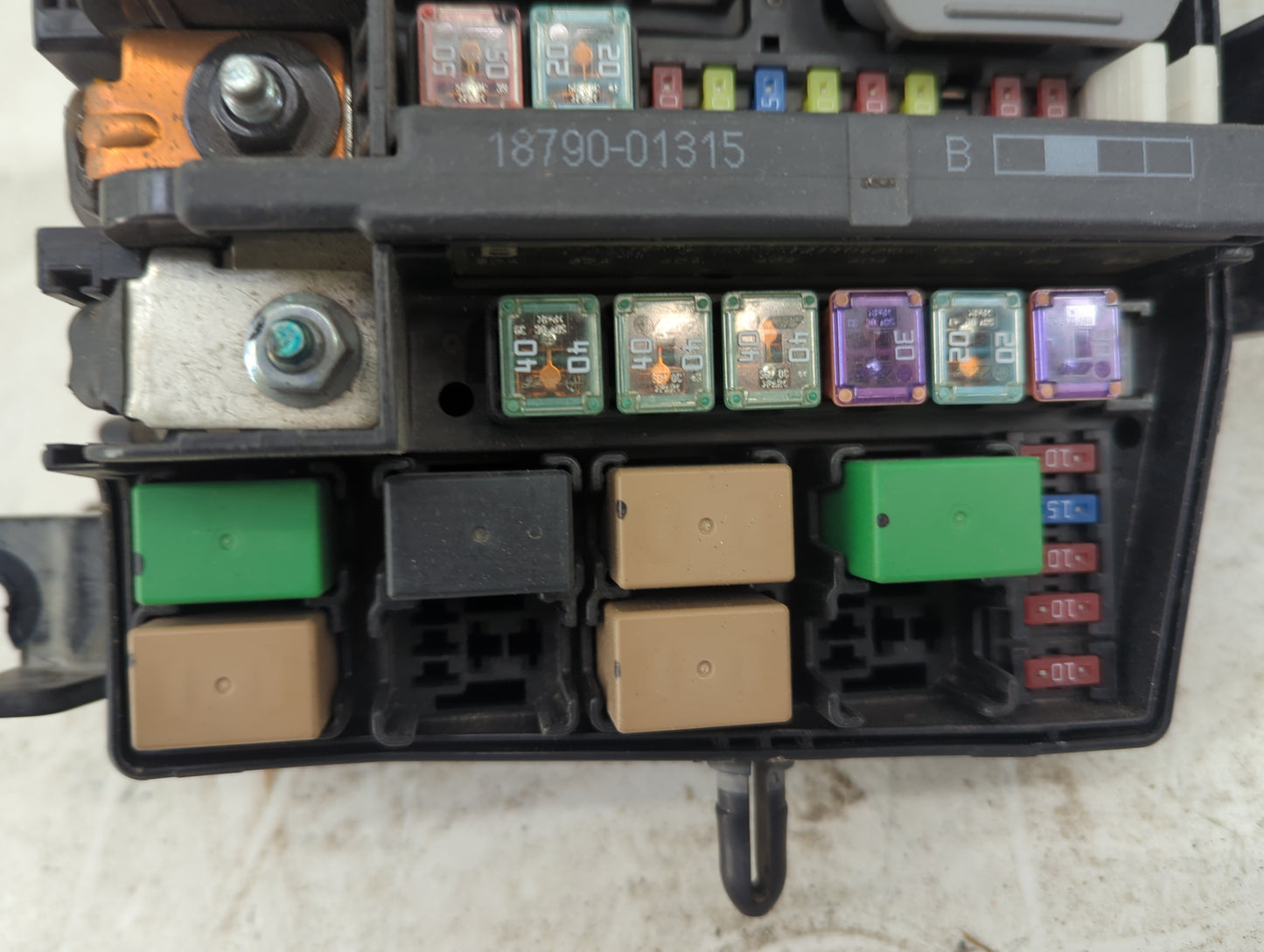 2011-2013 Kia Optima Fusebox Fuse Box Panel Relay Module P/N:91200-4U092 91200-4T092-F2 Fits Fits 2011 2012 2013 OEM Used Au