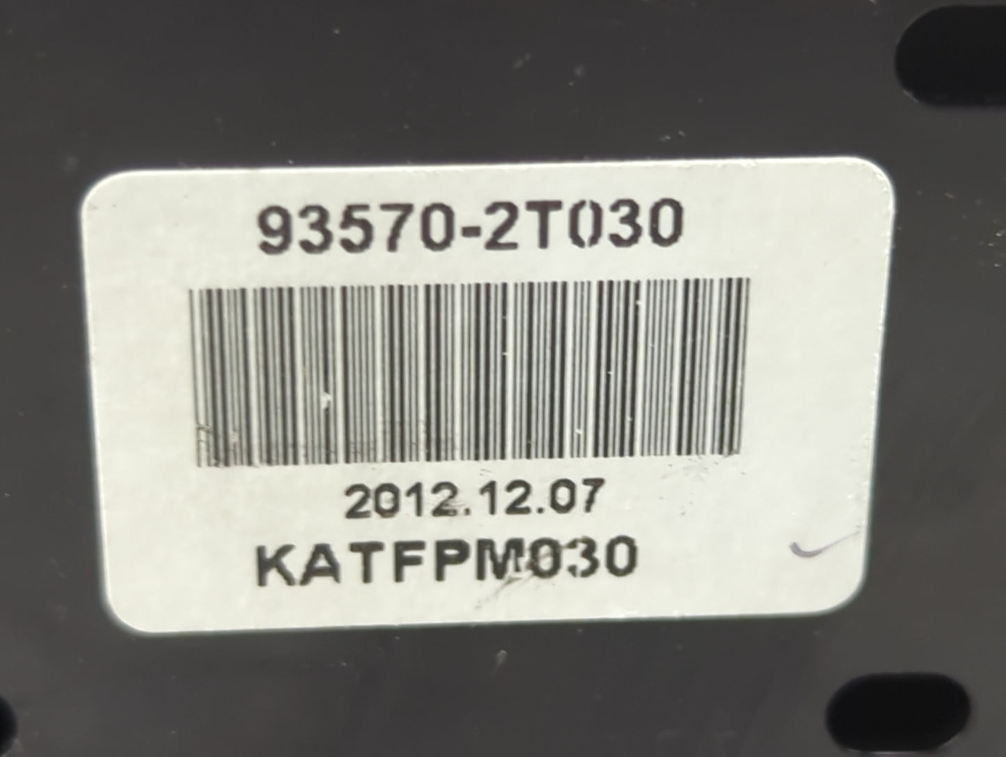 2011-2016 Kia Optima Master Power Window Switch Replacement Driver Side Left P/N:93570-2T030 Fits OEM Used Auto Parts - Oemu