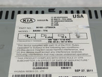 2011-2013 Kia Optima Radio AM FM Cd Player Receiver Replacement P/N:96160-2T500CA Fits Fits 2011 2012 2013 OEM Used Auto Par