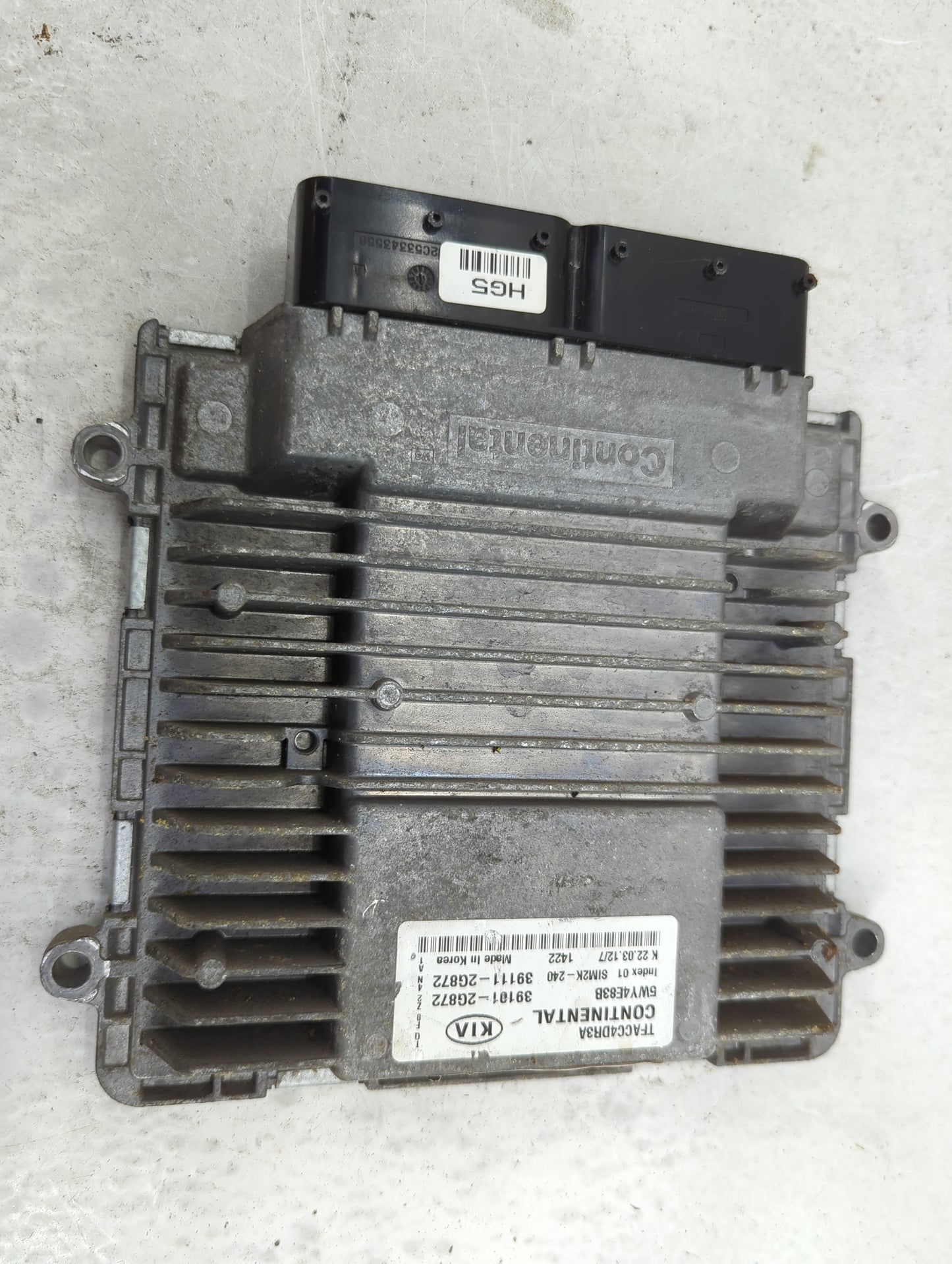 2011-2013 Kia Optima PCM Engine Control Computer ECU ECM PCU OEM P/N:39101-2G872 39111-2G872, 5WY4E83B Fits Fits 2011 2012 2