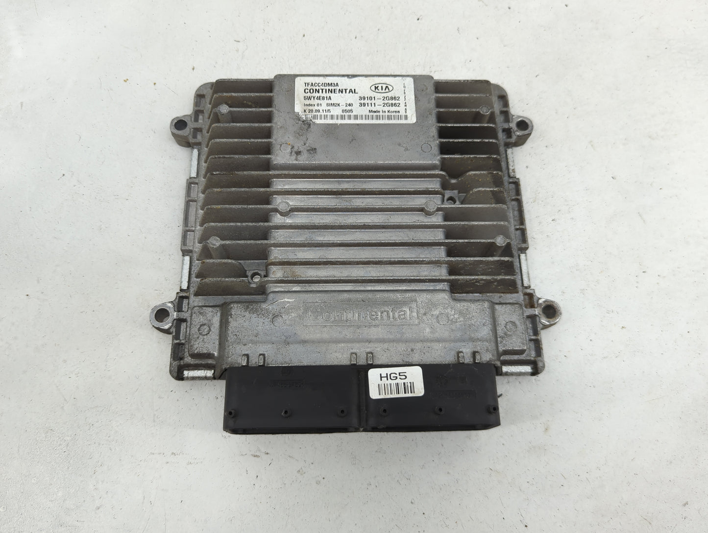 2011-2013 Kia Optima PCM Engine Control Computer ECU ECM PCU OEM P/N:TFACC4DM3A 5WY4E81A, 39101-2G862 Fits Fits 2011 2012 20