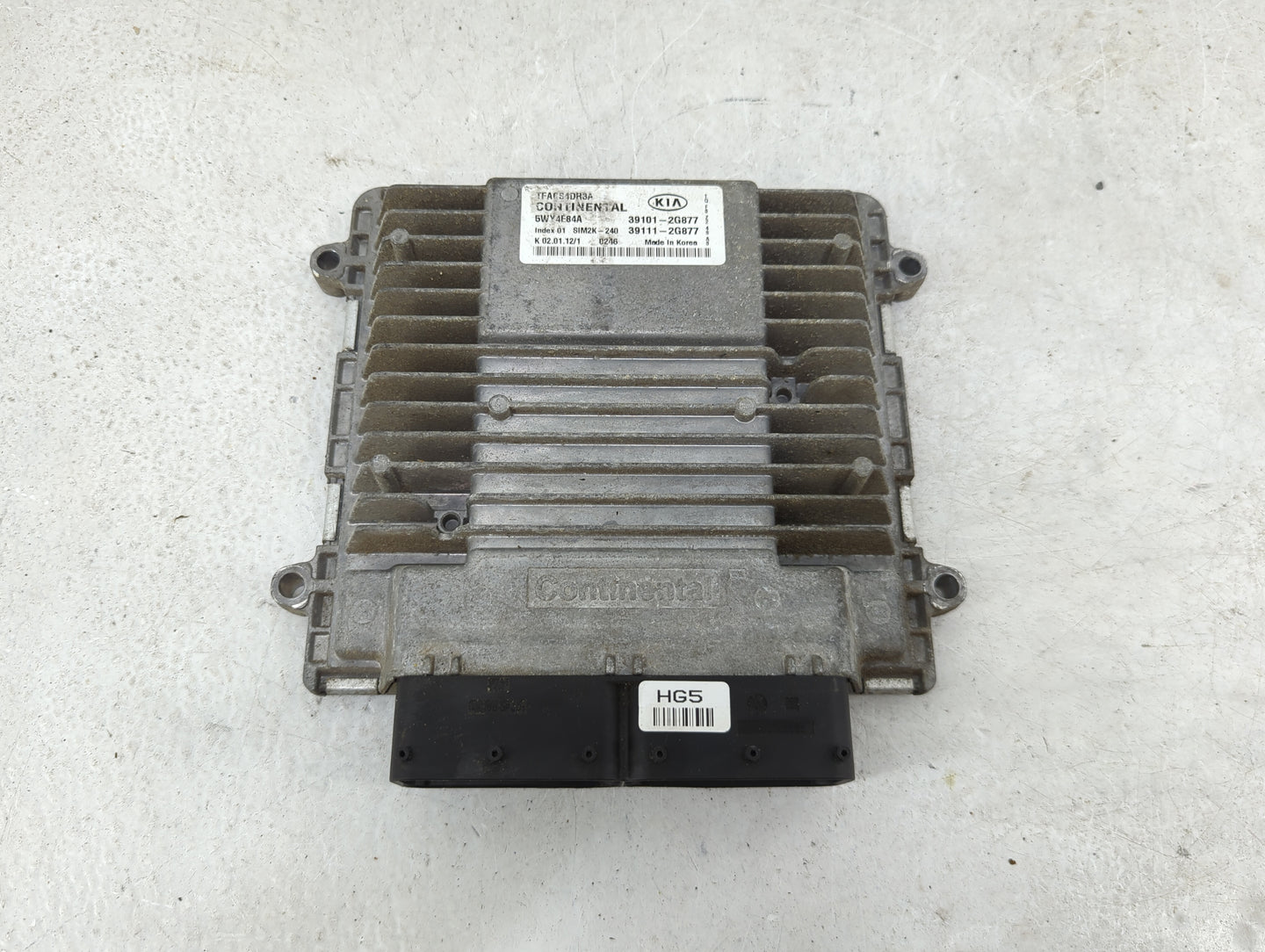 2011-2013 Kia Optima PCM Engine Control Computer ECU ECM PCU OEM P/N:39101-2G877 39111-2G877, 5WY4E84A Fits Fits 2011 2012 2