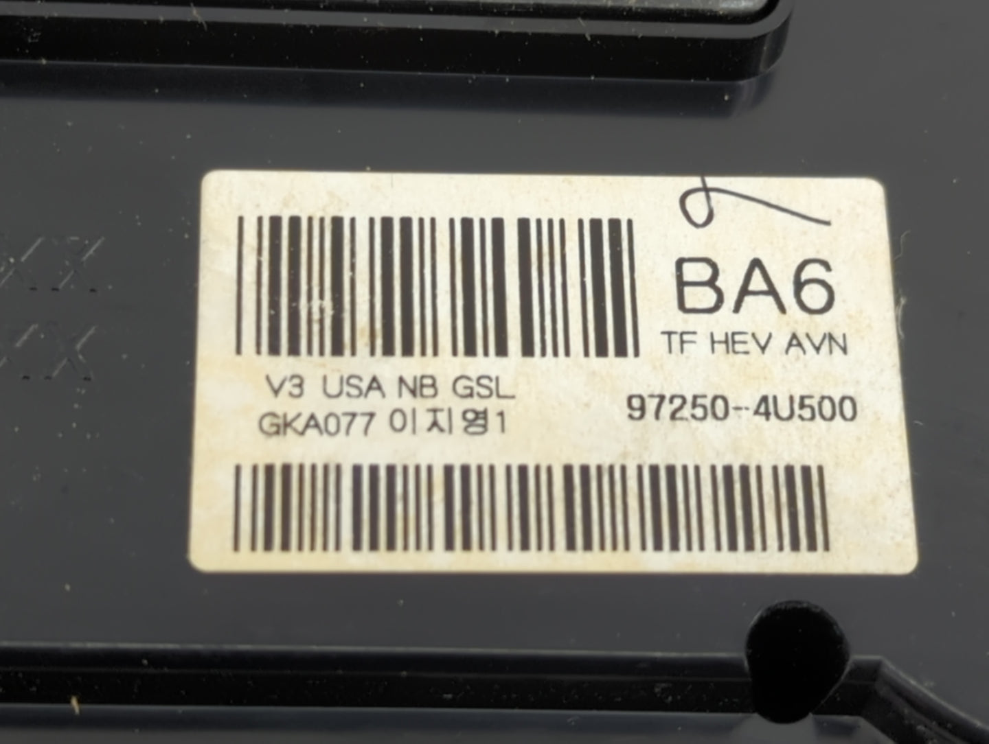 2011-2013 Kia Optima Climate Control Module Temperature AC/Heater Replacement P/N:97250-4U500 4BA650GKA067 Fits OEM Used Aut