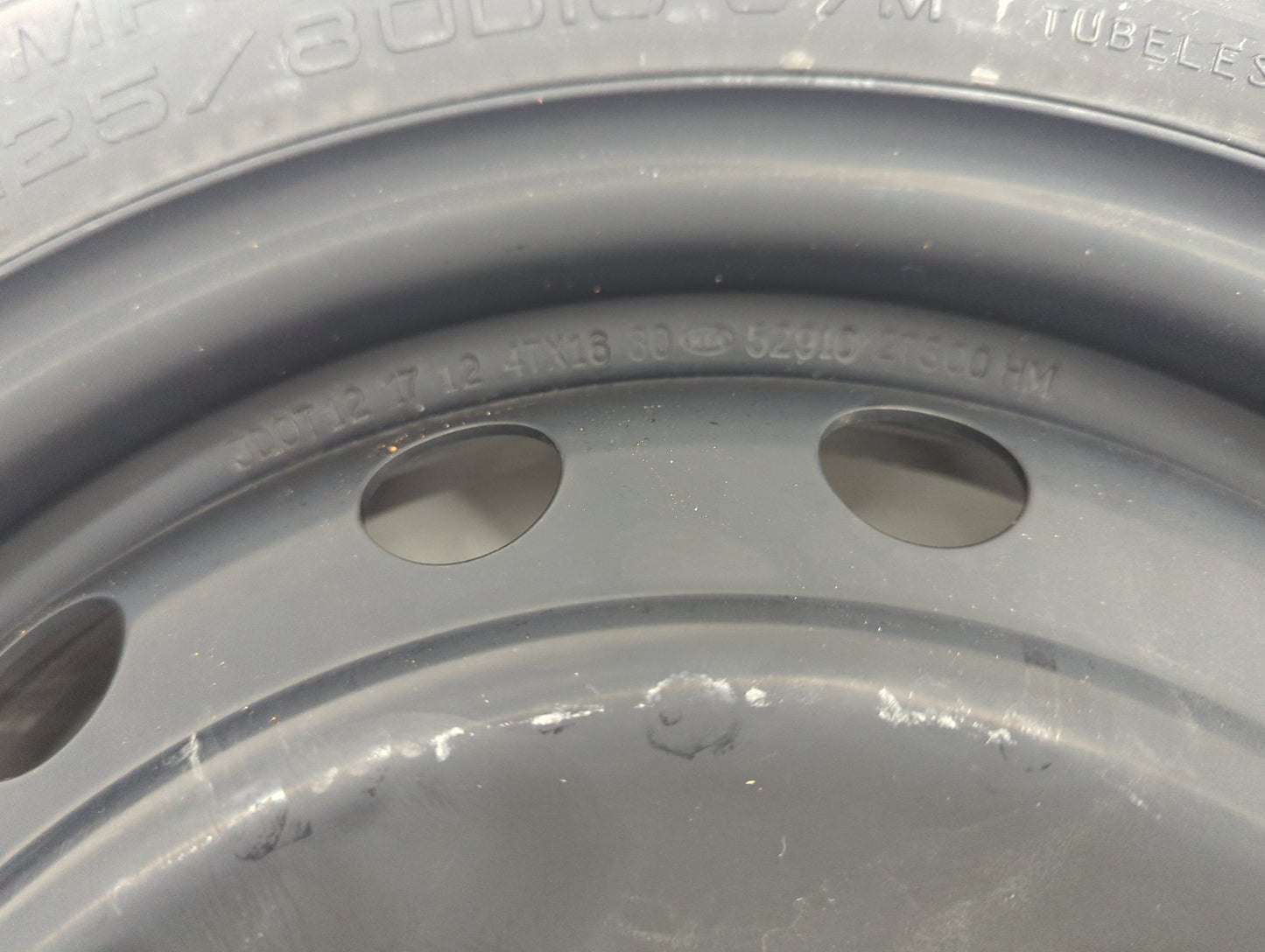 2011-2015 Kia Optima Spare Donut Tire Wheel Rim Oem 1462413 - Oemusedautoparts1.com