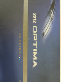 2012 Kia Optima Owners Manual Book Guide P/N:A4CO-EU18A OEM Used Auto Parts - Oemusedautoparts1.com