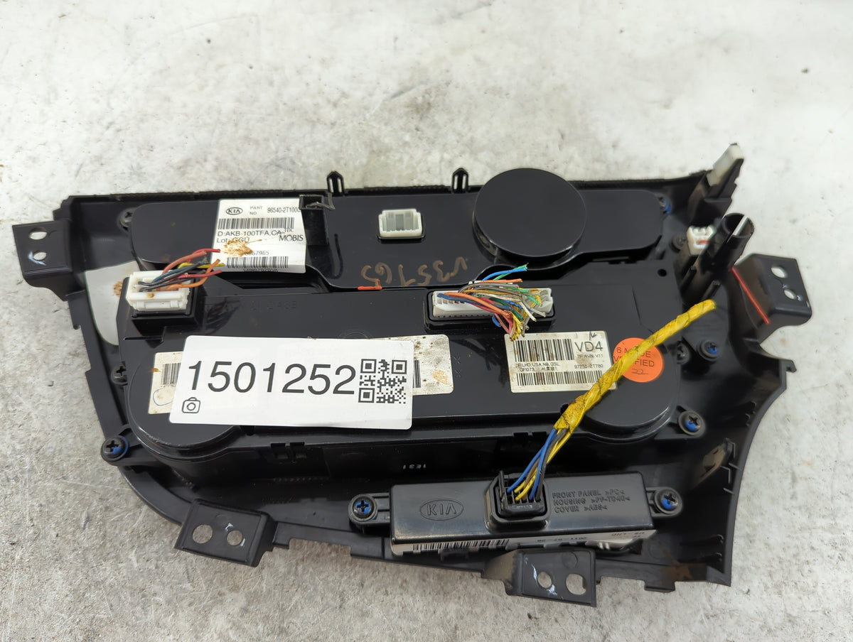 2011-2013 Kia Optima Radio Control Panel 1501252 - Oemusedautoparts1.com