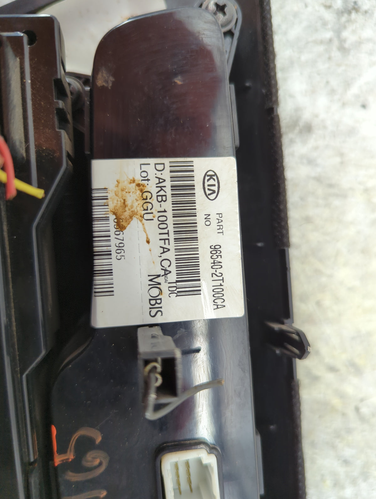 2011-2013 Kia Optima Radio Control Panel 1501252 - Oemusedautoparts1.com