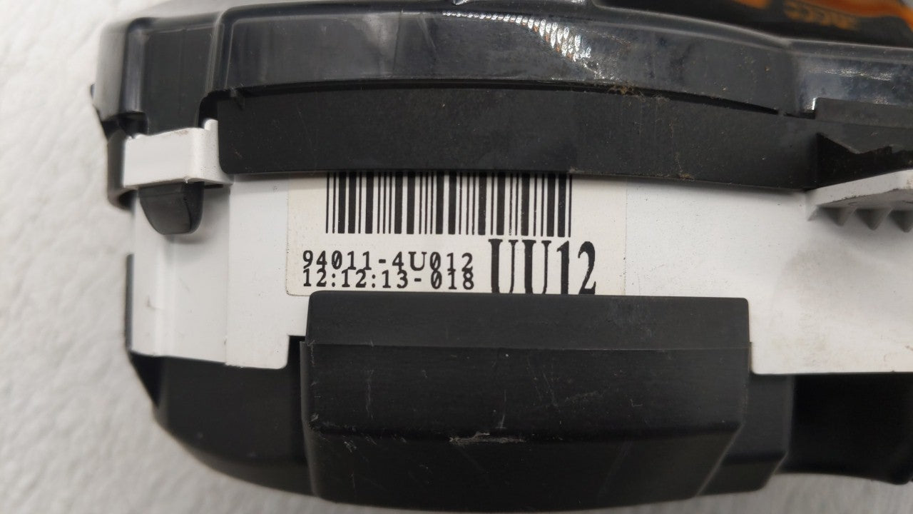 2011-2013 Kia Optima Instrument Cluster Speedometer Gauges P/N:94011-4U012 94011-4U012 Fits Fits 2011 2012 2013 OEM Used Aut