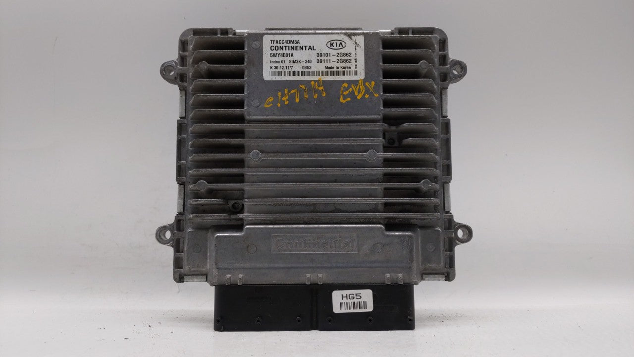 2011-2013 Kia Optima PCM Engine Control Computer ECU ECM PCU OEM P/N:39101-2G862 39111-2G862, 39101-2G861 Fits Fits 2011 201