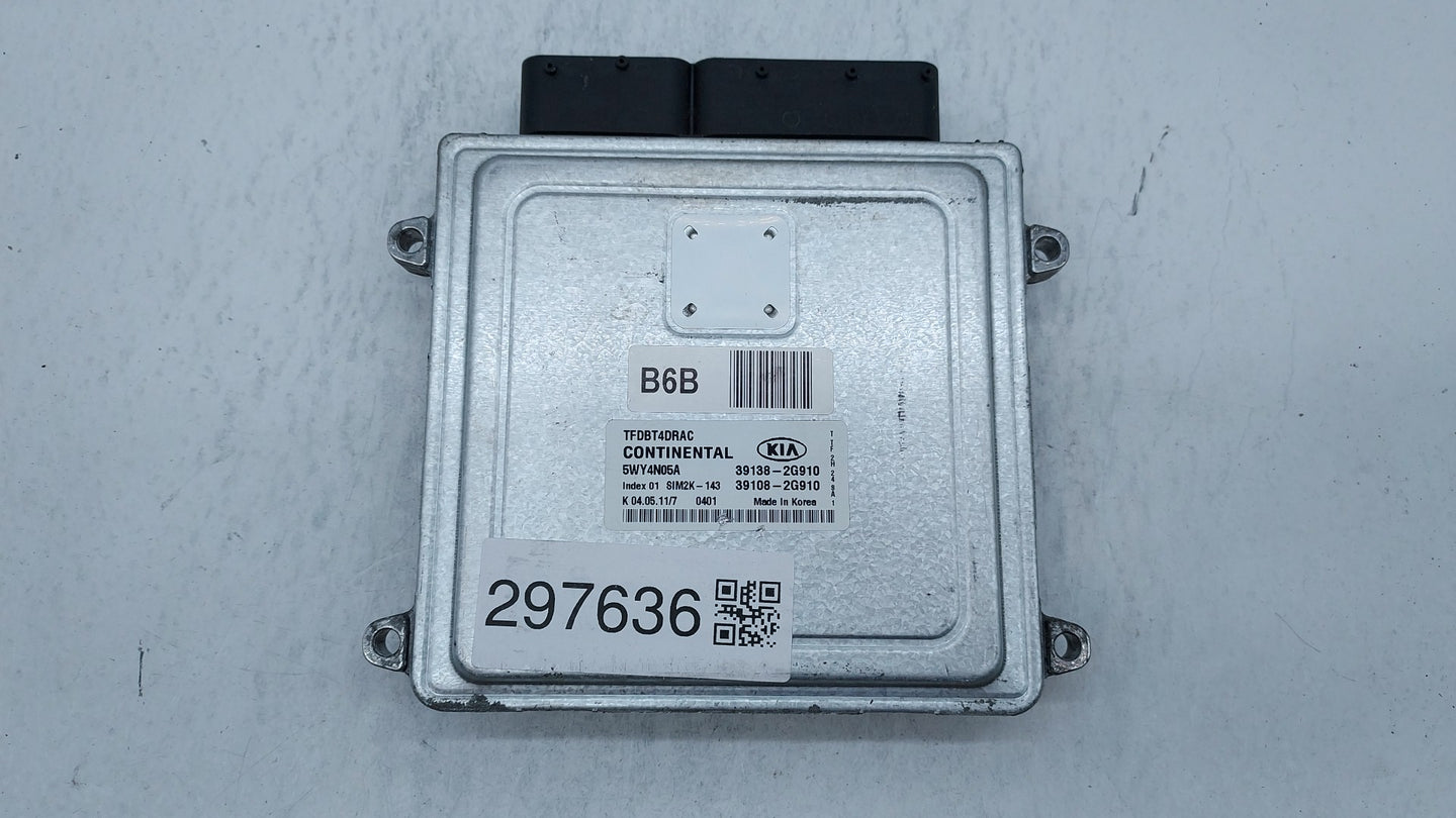 2011-2013 Kia Optima PCM Engine Control Computer ECU ECM PCU OEM P/N:39108-2G912 39138-2G912, 39138-2G910 Fits Fits 2011 201