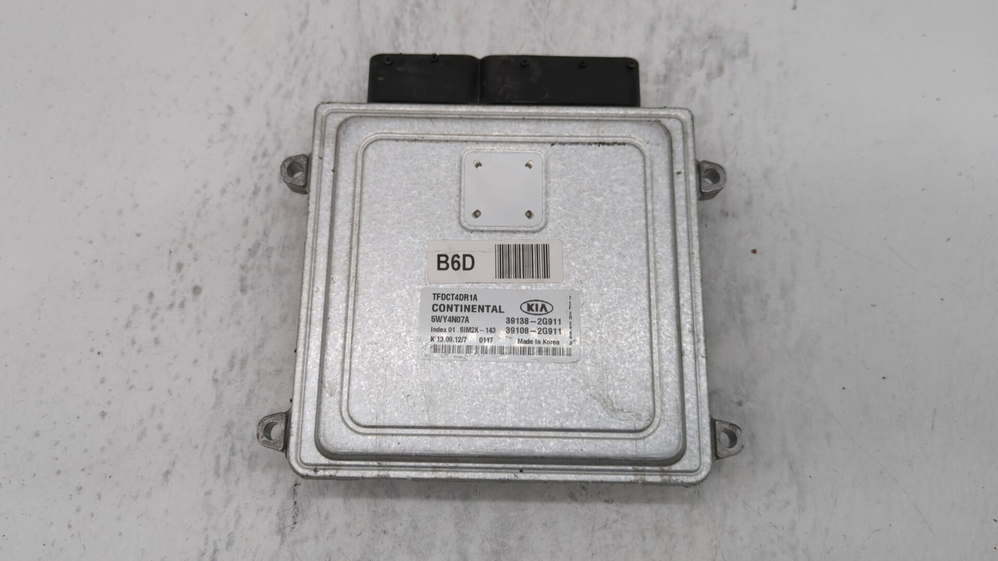 2011-2013 Kia Optima PCM Engine Control Computer ECU ECM PCU OEM P/N:39108-2G912 39138-2G912, 39138-2G910 Fits Fits 2011 201