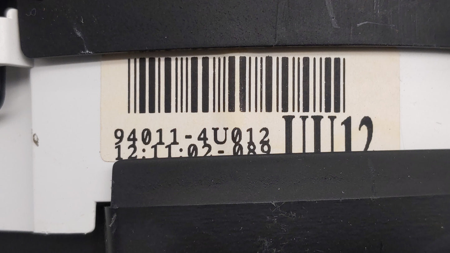 2011-2013 Kia Optima Instrument Cluster Speedometer Gauges P/N:94011-4U012 94011-4U010 Fits Fits 2011 2012 2013 OEM Used Aut