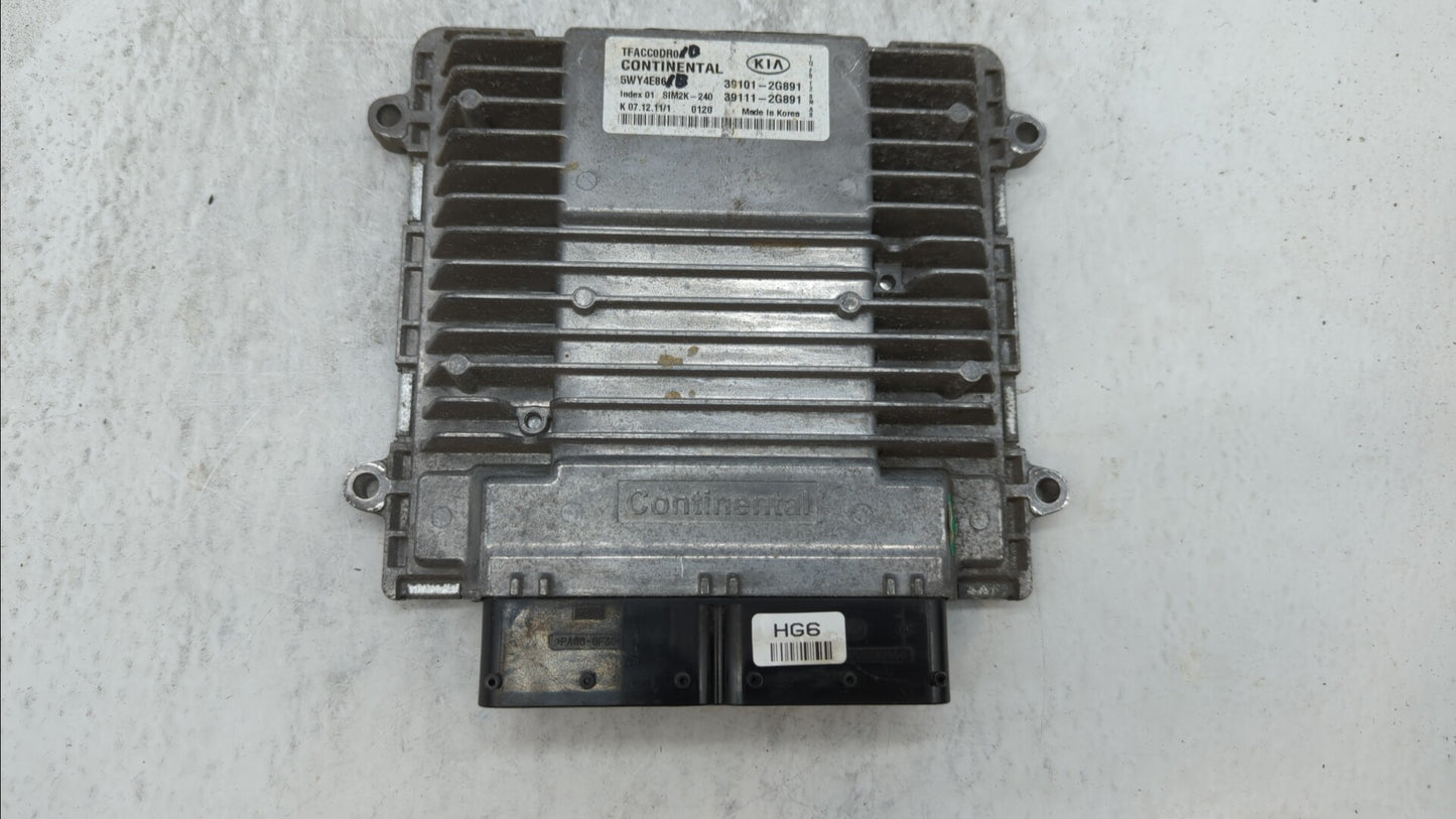 2011-2013 Kia Optima PCM Engine Control Computer ECU ECM PCU OEM P/N:39101-2G893 39101-2G890, 39111-2G890 Fits Fits 2011 201