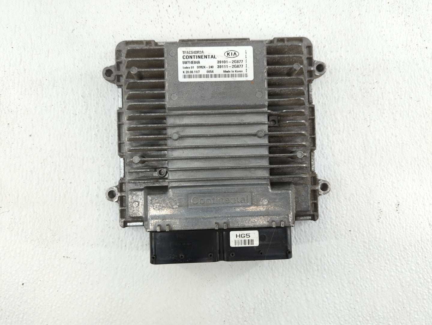 2011-2013 Kia Optima PCM Engine Control Computer ECU ECM PCU OEM P/N:39111-2G877 39101-2G877, 39101-2G876 Fits Fits 2011 201