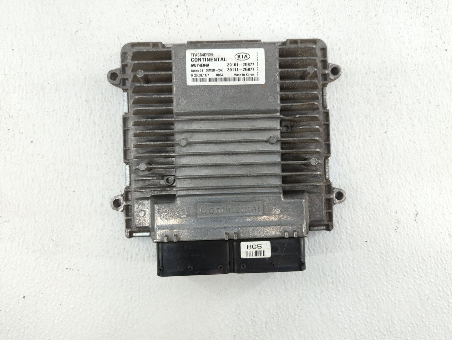 2011-2013 Kia Optima PCM Engine Control Computer ECU ECM PCU OEM P/N:39111-2G877 39101-2G877, 39101-2G876 Fits Fits 2011 201
