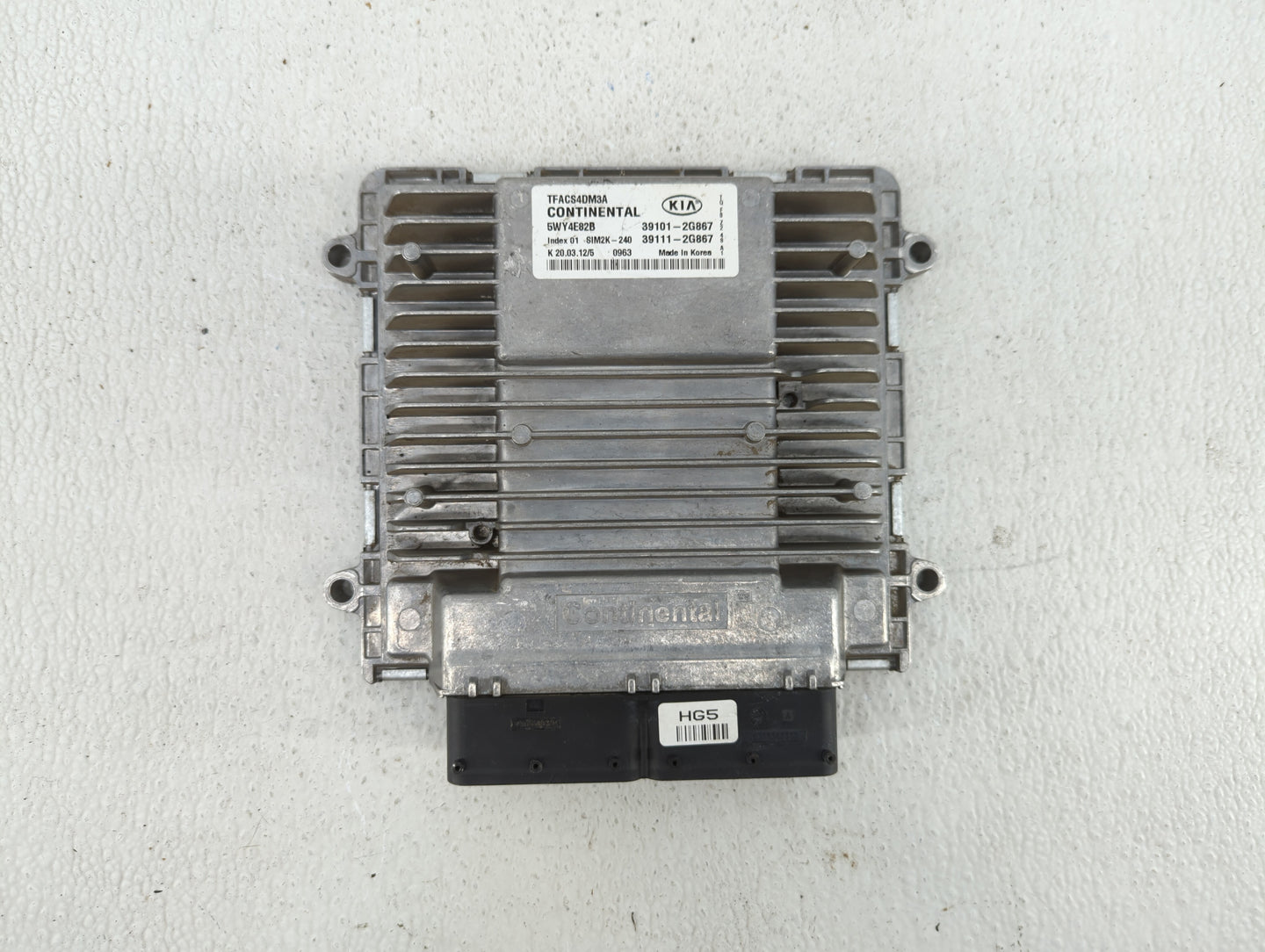 2011-2013 Kia Optima PCM Engine Control Computer ECU ECM PCU OEM P/N:39101-2G868 39101-2G869, 39101-2G867 Fits Fits 2011 201